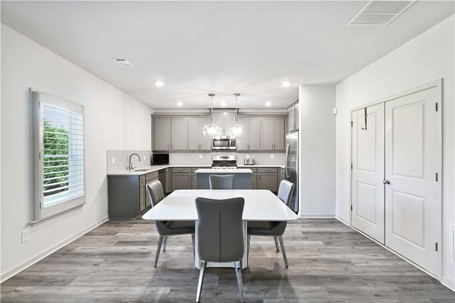 Furnished interior view inside a new home in , Auburn (Image 13).