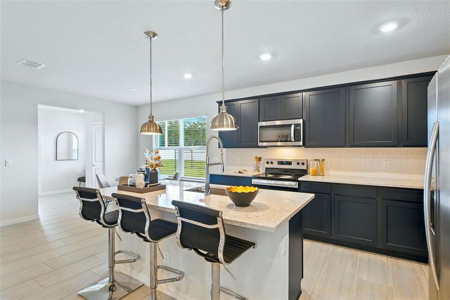 Furnished interior view inside a new home in Amelia Groves, St. Cloud (Image 29).