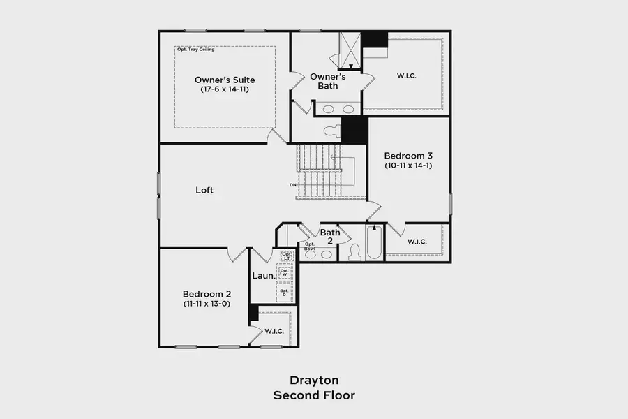 2D floor plan layout of this home in The Farm at Neill's Creek, Lillington, NC (Image 3). 2D floor plan layout of this home in The Farm at Neill's Creek, Lillington, NC (Image 3).