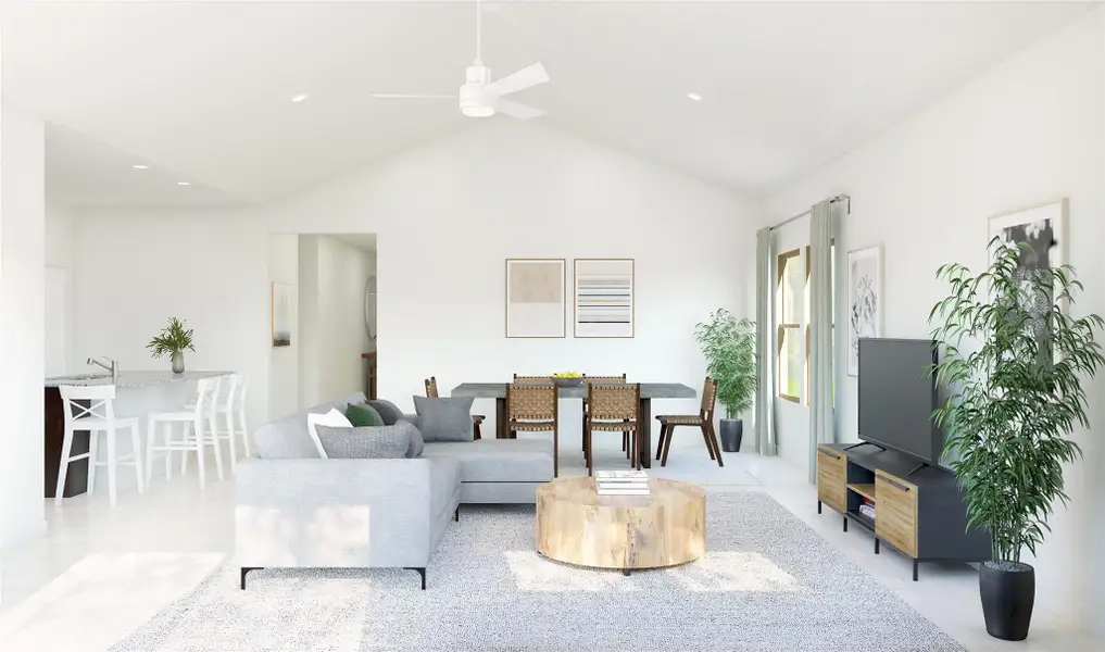 Open great room (*Artist rendering used for illustration purposes only.)