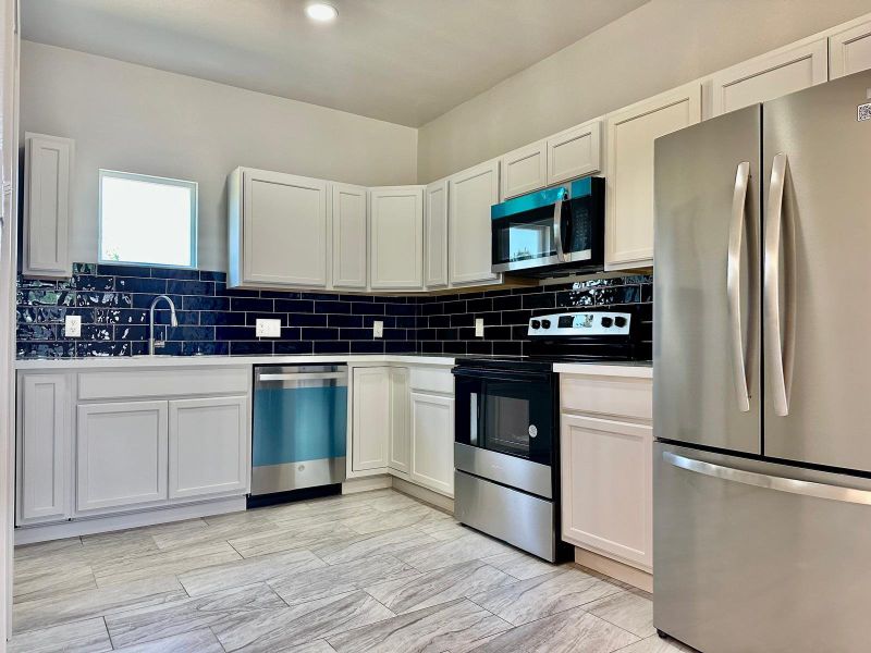 Furnished interior view inside a new home in , Cleveland (Image 5).