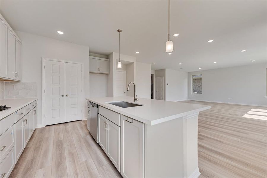 Furnished interior view inside a new home in Spiritas Ranch, Little Elm (Image 5).