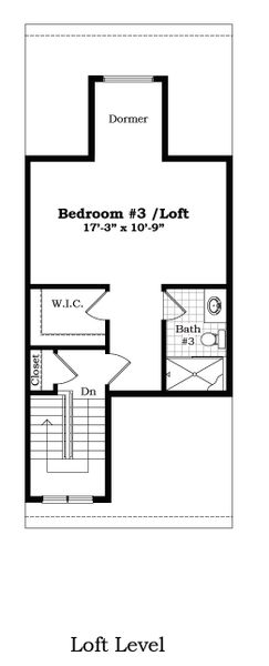 2D floor plan layout for the The Highbridge by Norfolk Homes in Bristol Ridge Townhomes, Ann Arbor, MI (Image 23).