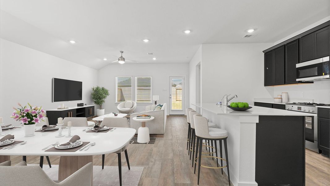 Furnished interior view inside a new home in Tamarron, Fulshear (Image 5).