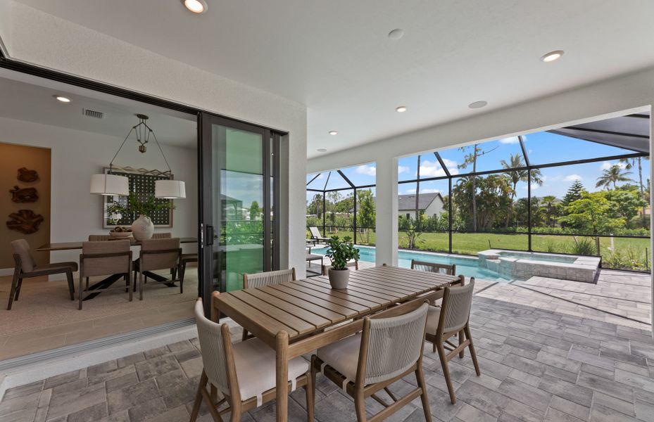 Enjoy indoor and outdoor living in your new home