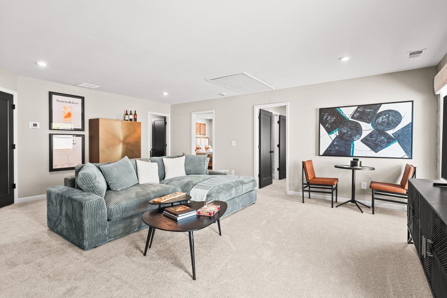 Furnished interior view inside a new home in Villas at Gold Creek, Dawsonville (Image 10).