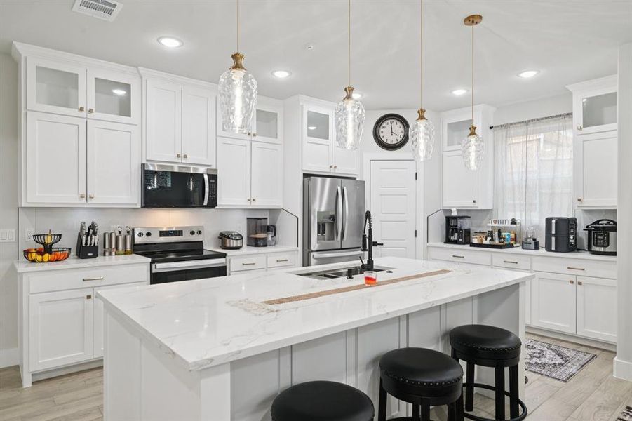 Furnished interior view inside a new home in , Granbury (Image 29).