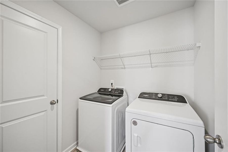 Close-up of interior finishes inside a home in Creekside at Oxford Park, Fairburn (Image 18).