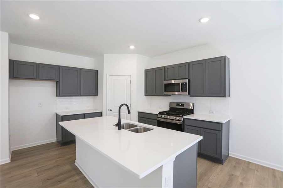 Furnished interior view inside a new home in The Pointe at Heron Bay, Locust Grove (Image 10).