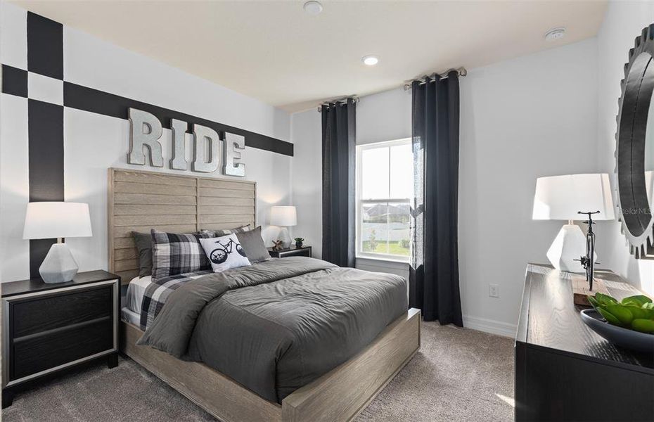 Furnished interior view inside a new home in Parkview Reserve, Orlando (Image 28). Furnished interior view inside a new home in Parkview Reserve, Orlando (Image 28).