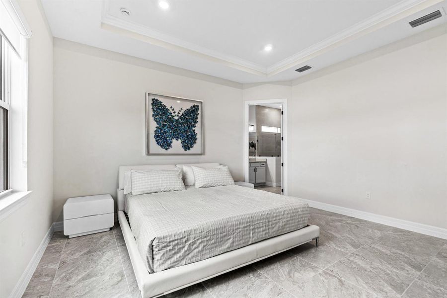 Furnished interior view inside a new home in Avondale at Avenir, Palm Beach Gardens (Image 38).