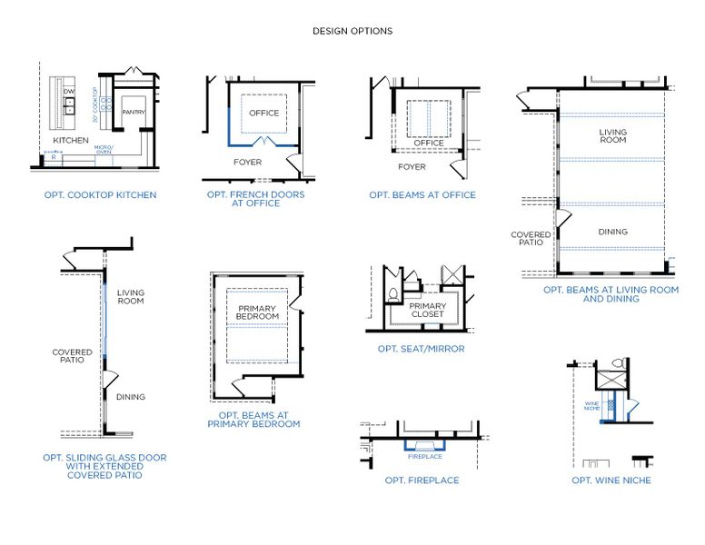 2D floor plan layout for the Augusta by Tricoast Homes in Canterra Creek 60', Iowa Colony, TX (Image 3). 2D floor plan layout for the Augusta by Tricoast Homes in Canterra Creek 60', Iowa Colony, TX (Image 3).