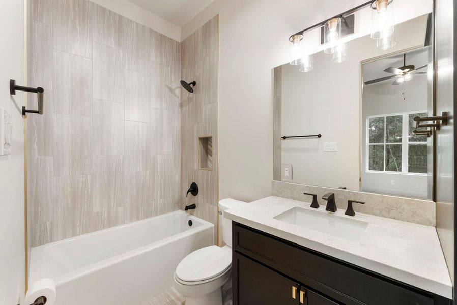 Furnished interior view inside a new home in , New Waverly (Image 7). Furnished interior view inside a new home in , New Waverly (Image 7).