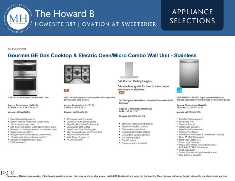 OVS 387 Appliances