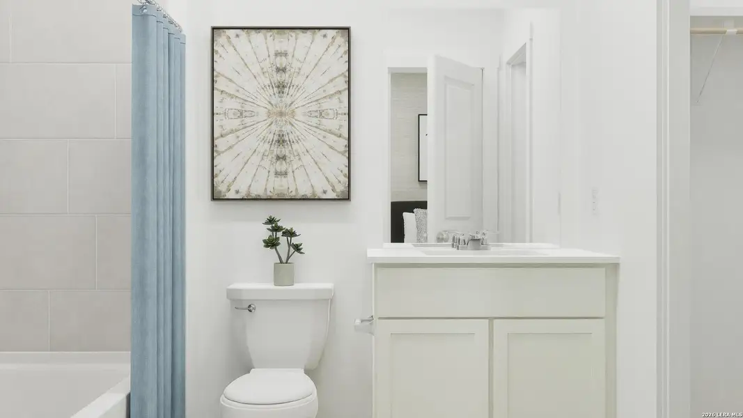 Furnished interior view inside a new home in Stone Garden, Elmendorf (Image 5).