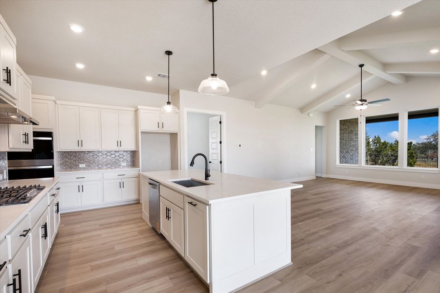 Furnished interior view inside a new home in Esperanza, Boerne (Image 5).