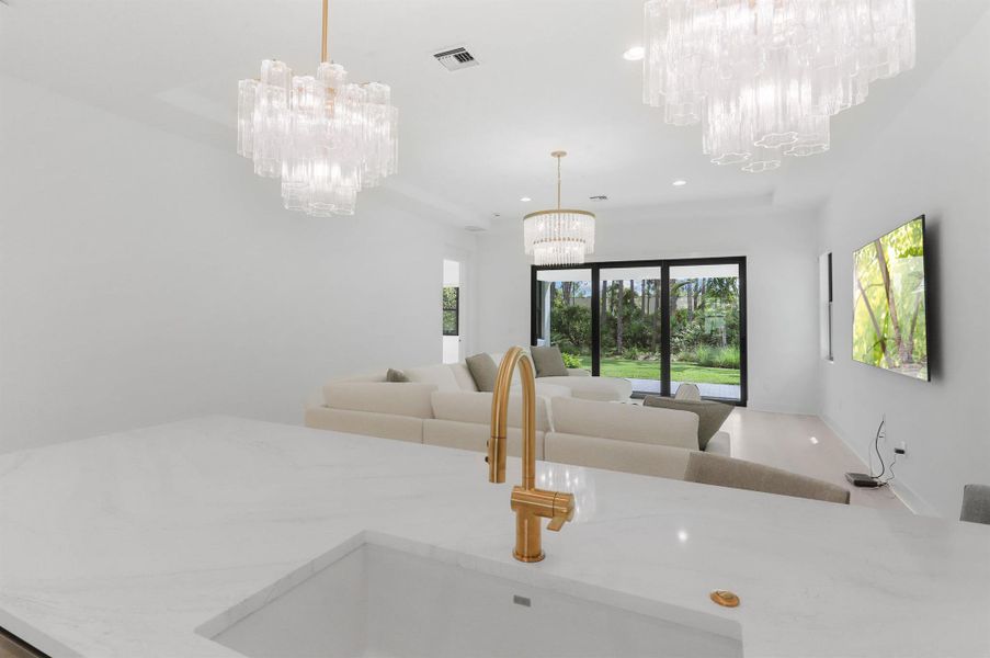 Furnished interior view inside a new home in Artistry Palm Beach, Palm Beach Gardens (Image 14).