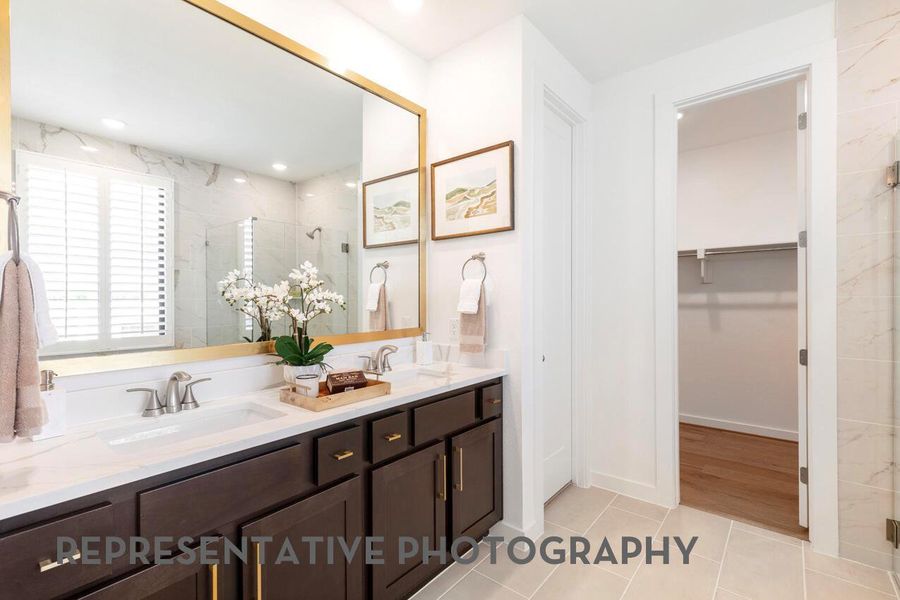 Furnished interior view inside a new home in Easton Park, Austin (Image 17).