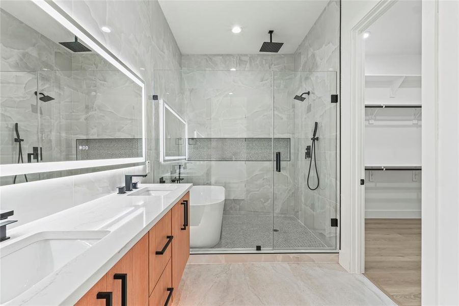 Furnished interior view inside a new home in , Dallas (Image 8). Furnished interior view inside a new home in , Dallas (Image 8).