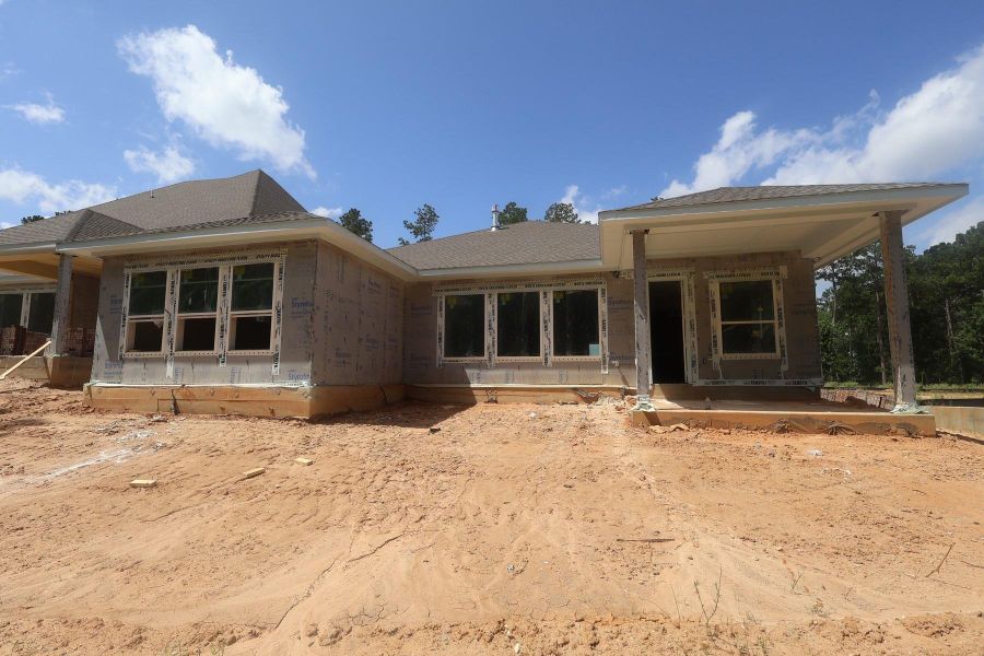 In-progress construction of a new home in The Woodlands Hills - Summit Collection, Willis, TX (Image 10). In-progress construction of a new home in The Woodlands Hills - Summit Collection, Willis, TX (Image 10).