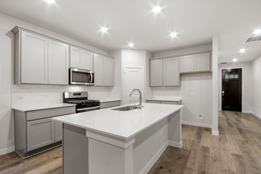 Furnished interior view inside a new home in The Woodlands Hills, Willis (Image 4).