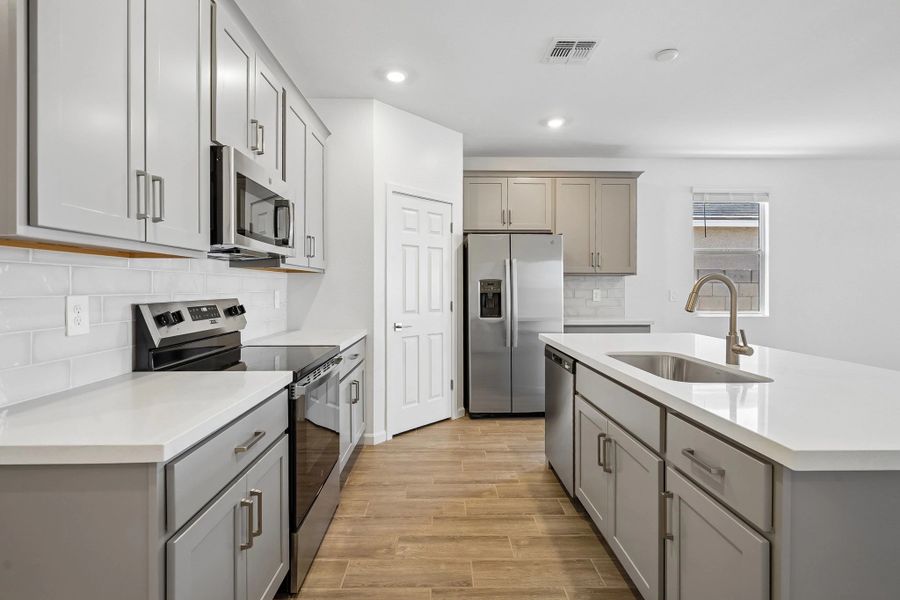 Kitchen featuring the Milan Collection
