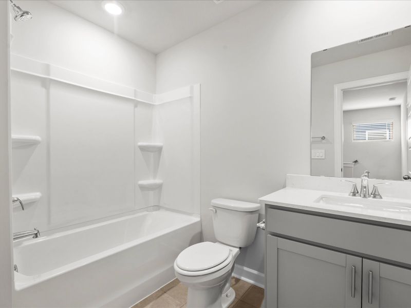 Furnished interior view inside a new home in Avalon Townes, Lyman (Image 8).