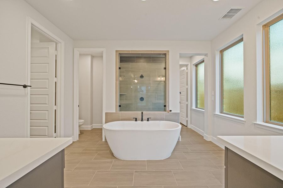 Furnished interior view inside a new home in , Brookshire (Image 12).