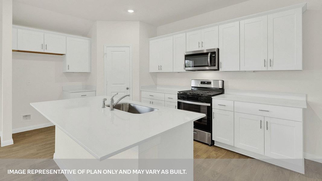 Furnished interior view inside a new home in Paramount, Kyle (Image 8).