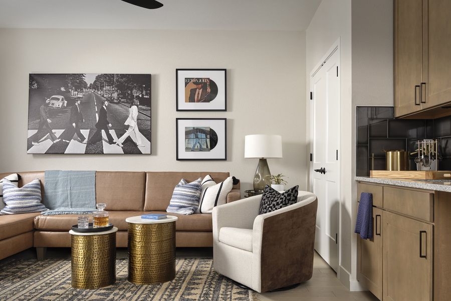 Furnished interior view inside a new home in Trailside at Cottonwood Creek, Colorado Springs (Image 7).