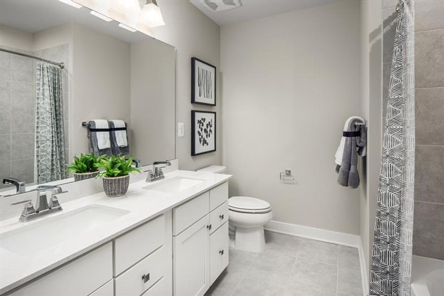 Representative furnished interior of a home built from the Seneca by Ryan Homes in Enclave at Bells Lake, Apex (Image 10).