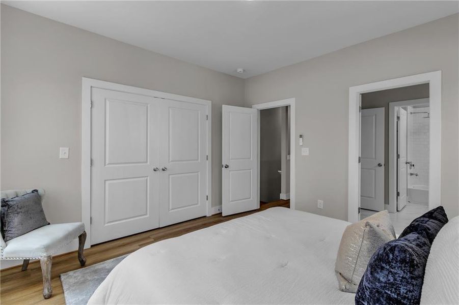 Furnished interior view inside a new home in , Atlanta (Image 29).