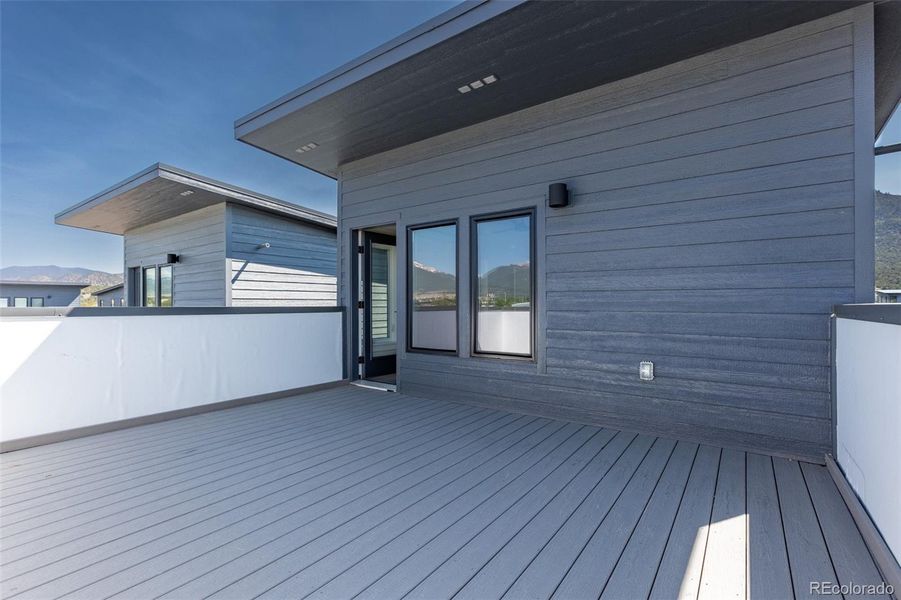 Large view deck off of Primary