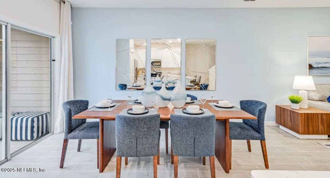 Furnished interior view inside a new home in , St. Johns (Image 14).