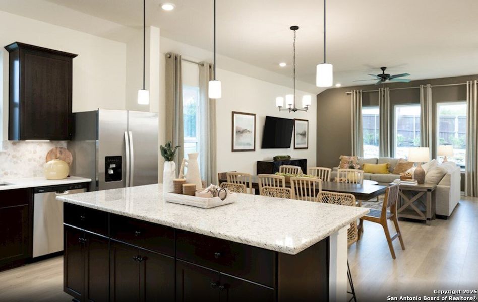 Furnished interior view inside a new home in Comanche Ridge, San Antonio (Image 6).