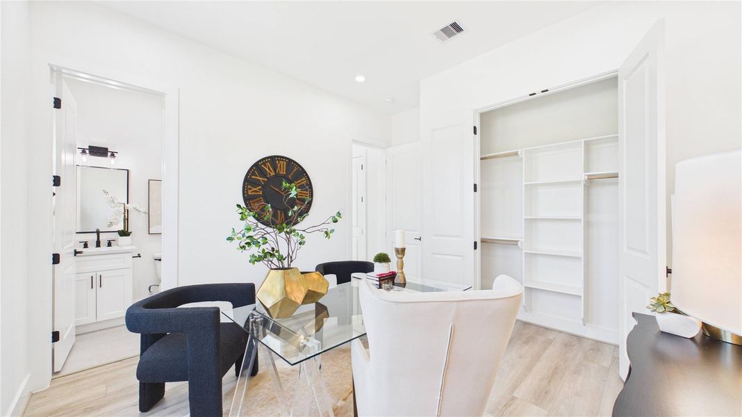 Furnished interior view inside a new home in , Houston (Image 9). Furnished interior view inside a new home in , Houston (Image 9).