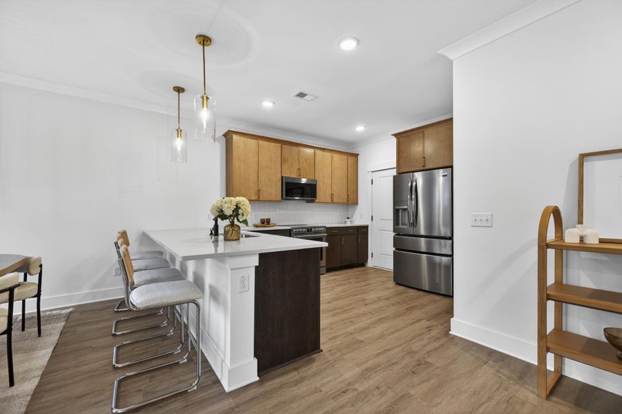 Furnished interior view inside a new home in , Charleston (Image 6).