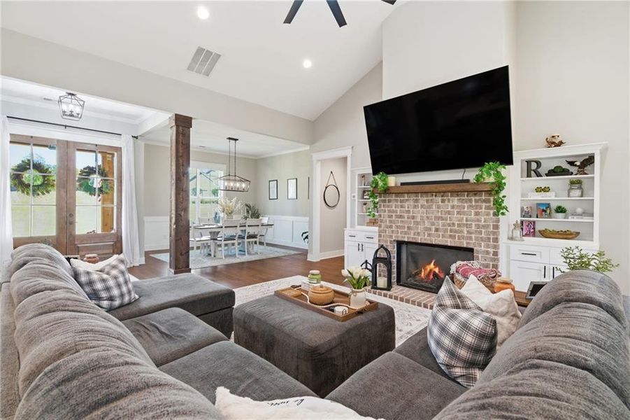 Furnished interior view inside a new home in , Jasper (Image 15). Furnished interior view inside a new home in , Jasper (Image 15).