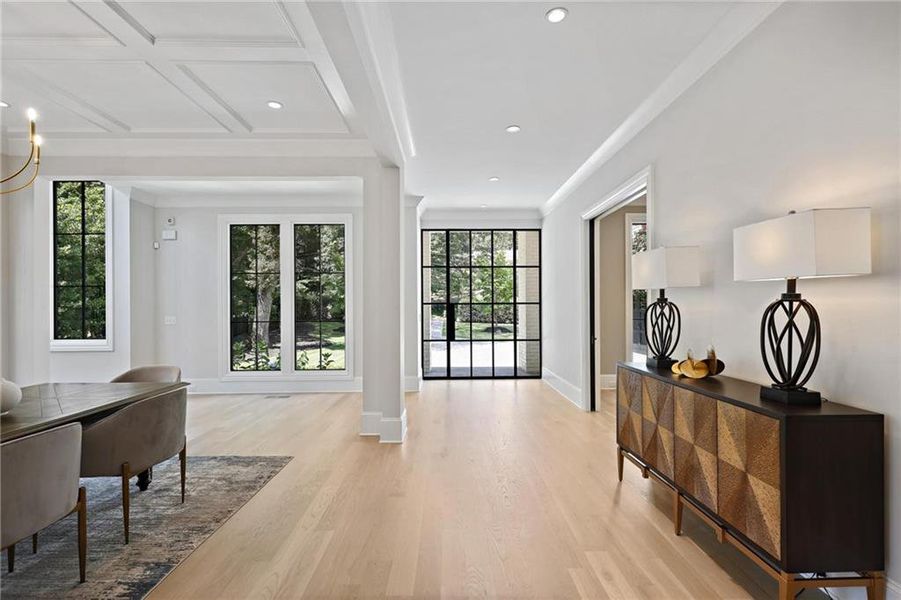 Furnished interior view inside a new home in , Atlanta (Image 28).