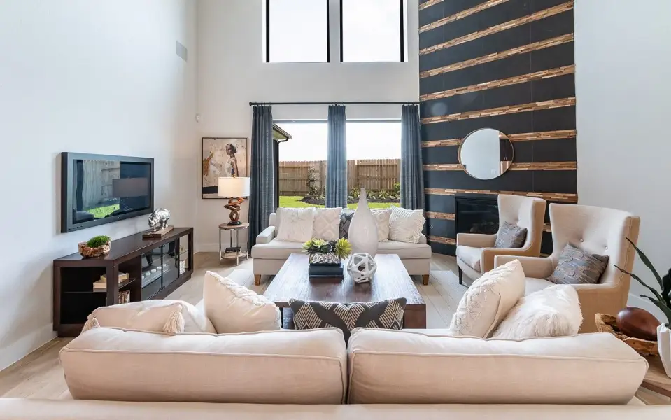 Furnished interior view inside a new home in Sunfield, Buda (Image 11).