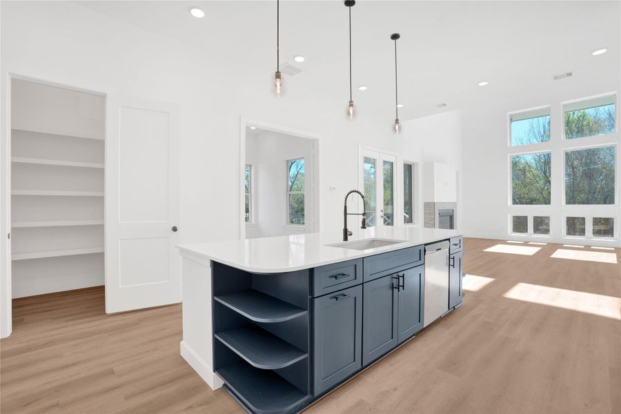 Furnished interior view inside a new home in , Cypress (Image 6).