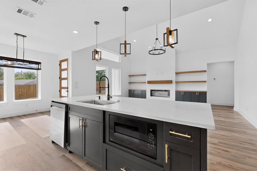 Furnished interior view inside a new home in , Azle (Image 13).