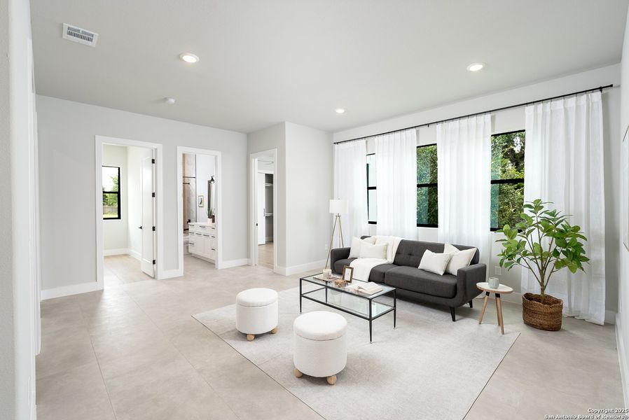 Furnished interior view inside a new home in , San Antonio (Image 19).