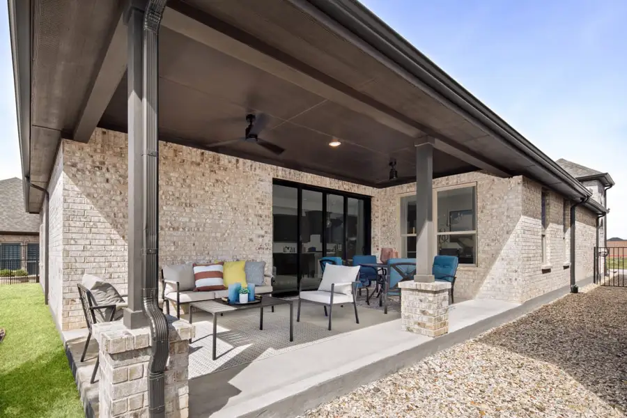 Representative exterior details of a home built from the Verona by Ladera Texas in Ladera Prosper, Prosper (Image 4).