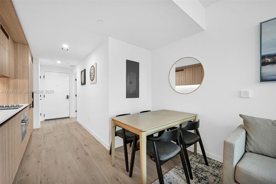 Furnished interior view inside a new home in , Miami (Image 9).