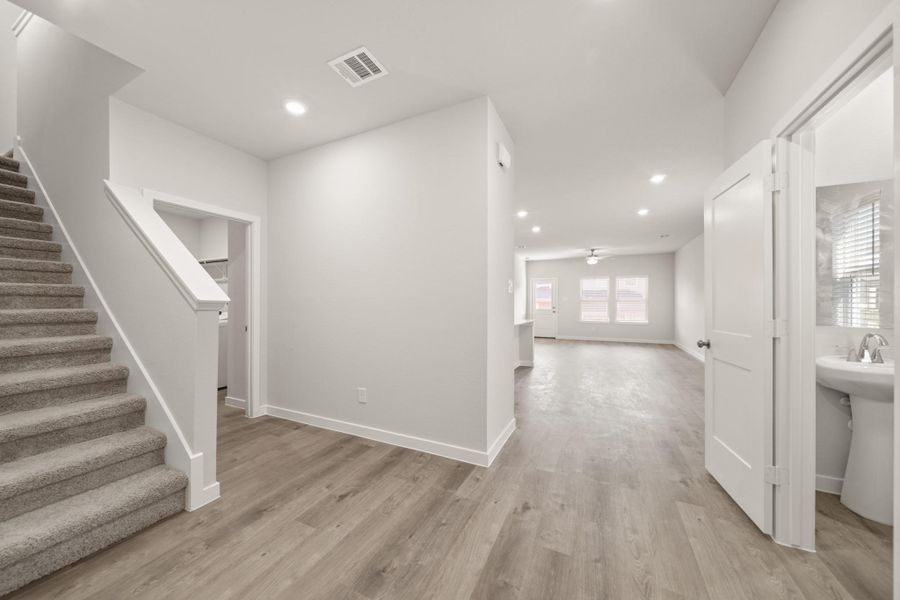 Spacious, unfurnished interior of a new home in Lexington Heights, Willis (Image 20). Spacious, unfurnished interior of a new home in Lexington Heights, Willis (Image 20).