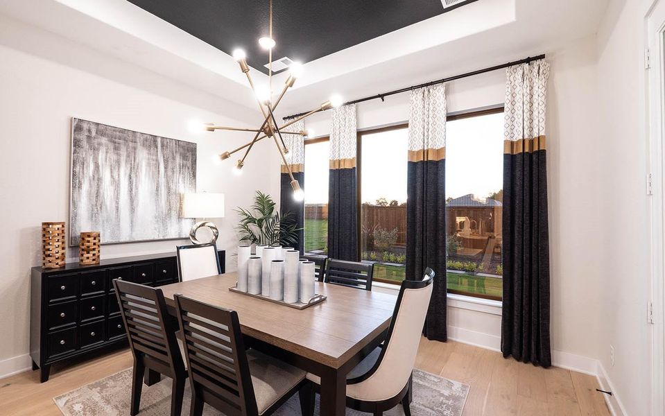Furnished interior view inside a new home in Marvida, Cypress (Image 9).