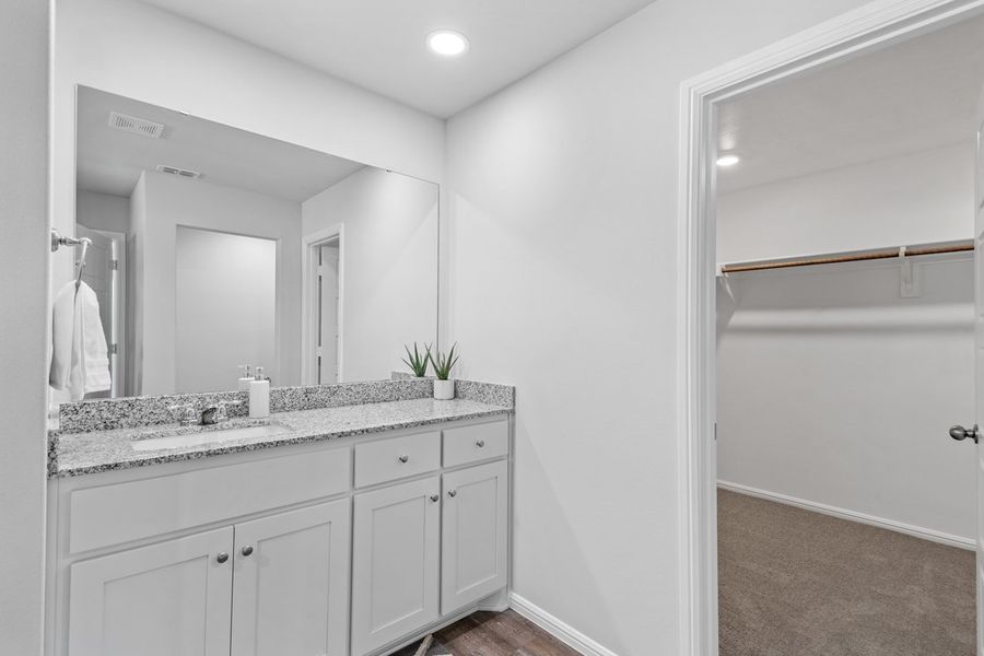 Representative furnished interior of a home built from the TEXAS CALI by D.R. Horton in Faculty Row, Abilene (Image 13).