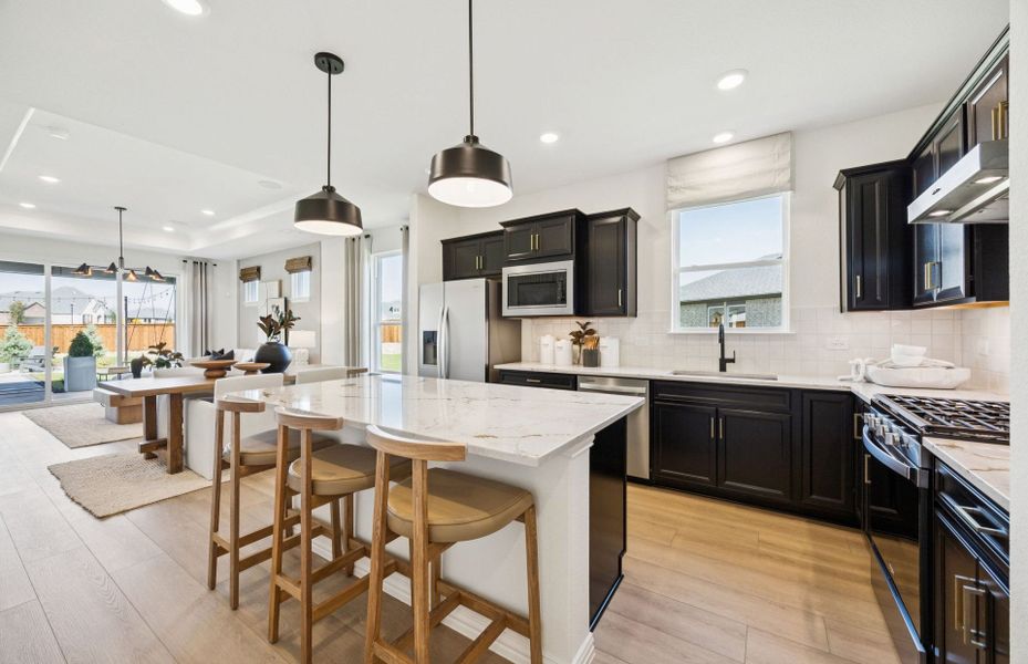 Furnished interior view inside a new home in Del Webb at Trinity Falls, McKinney (Image 18).