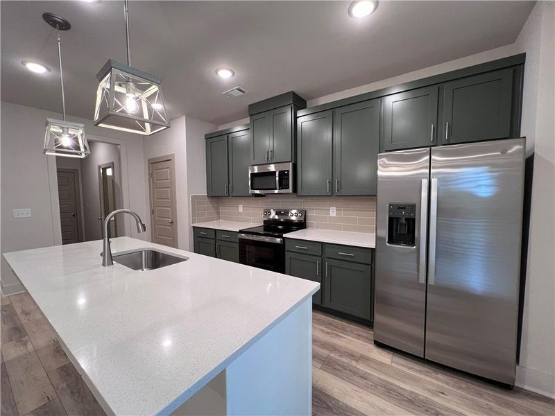 Furnished interior view inside a new home in , Norcross (Image 7).